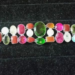 NWT Multi Gemstone Handmade Bracelet
